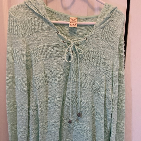 NWOT Extra long hoodie sweater - Picture 2 of 12